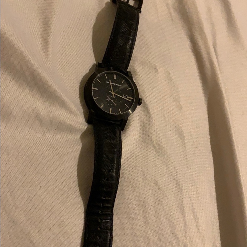 Burberry watch black print